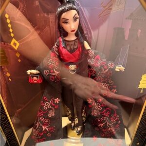 Disney Black and Red Mulan Collector Doll